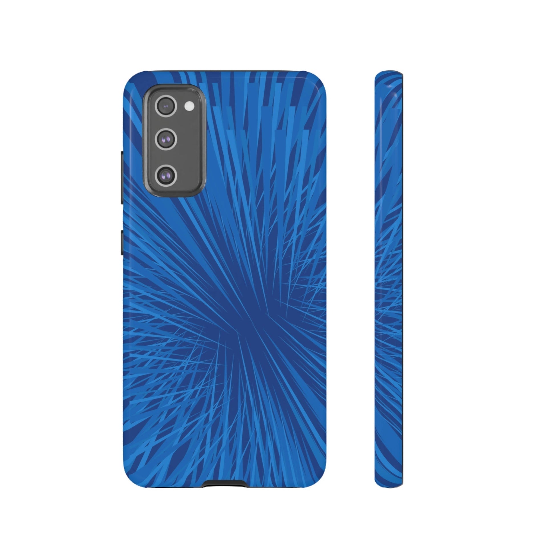 Phone Case-BLUE SHATTER | Tough-Samsung Galaxy S20 FE-Glossy-PhoneCaseBoss-Phone-Best-Phone-Cases