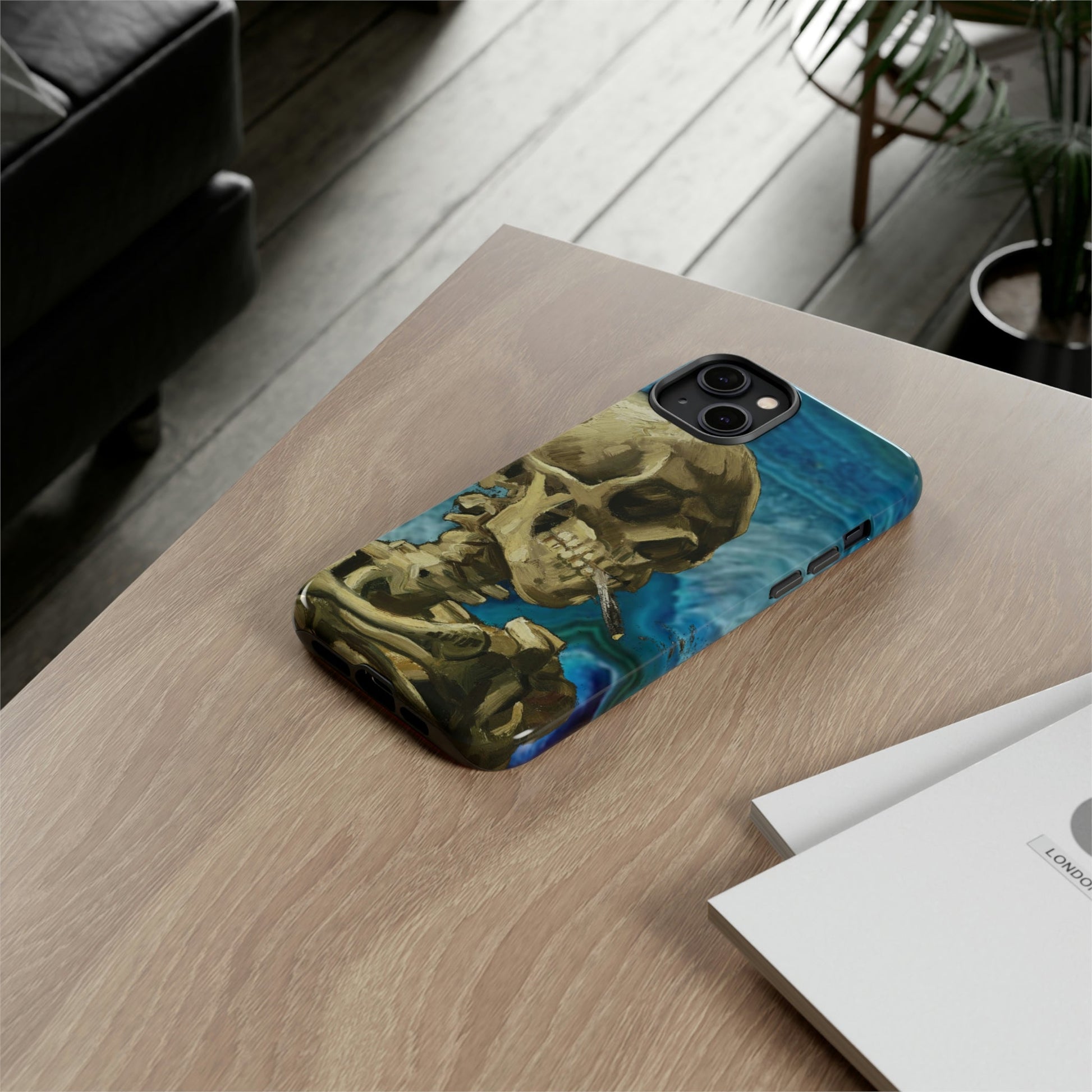 Phone Case-BLUE SKELETON | Tough-PhoneCaseBoss-Phone-Best-Phone-Cases