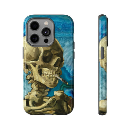 Phone Case-BLUE SKELETON | Tough-iPhone 14 Pro-Glossy-PhoneCaseBoss-Phone-Best-Phone-Cases