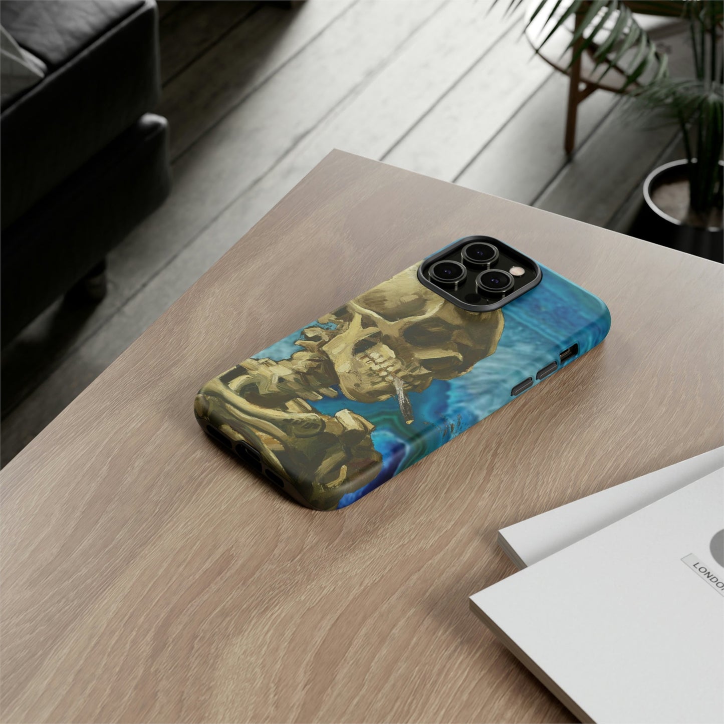 Phone Case-BLUE SKELETON | Tough-PhoneCaseBoss-Phone-Best-Phone-Cases