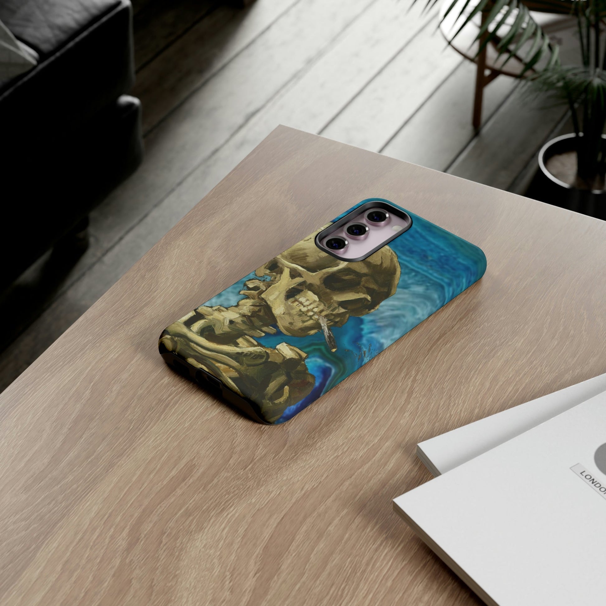 Phone Case-BLUE SKELETON | Tough-PhoneCaseBoss-Phone-Best-Phone-Cases