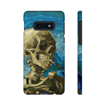 Phone Case-BLUE SKELETON | Tough-Samsung Galaxy S10E-Matte-PhoneCaseBoss-Phone-Best-Phone-Cases