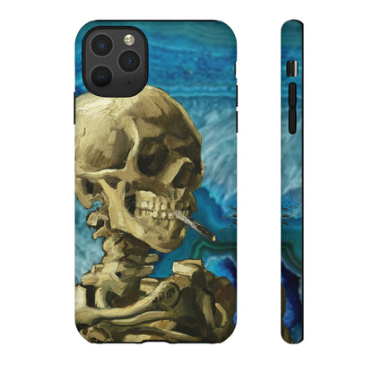 Phone Case-BLUE SKELETON | Tough-iPhone 11 Pro Max-Matte-PhoneCaseBoss-Phone-Best-Phone-Cases