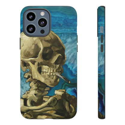 Phone Case-BLUE SKELETON | Tough-iPhone 13 Pro Max-Matte-PhoneCaseBoss-Phone-Best-Phone-Cases