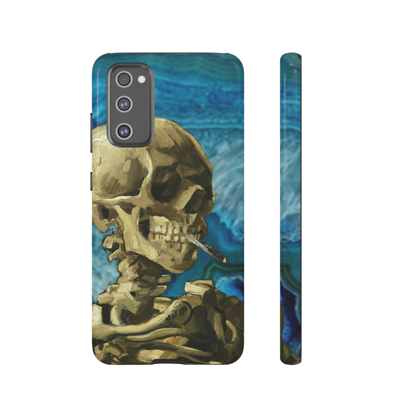 Phone Case-BLUE SKELETON | Tough-Samsung Galaxy S20 FE-Glossy-PhoneCaseBoss-Phone-Best-Phone-Cases