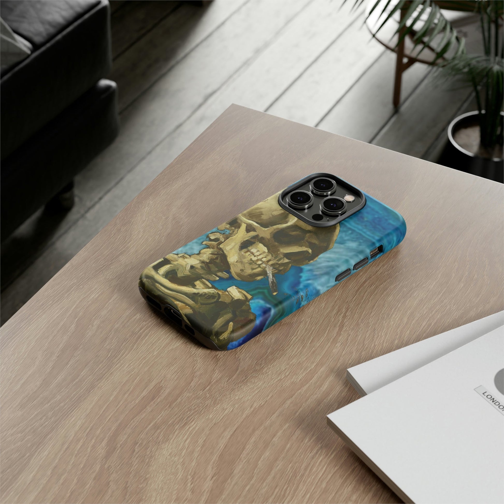 Phone Case-BLUE SKELETON | Tough-PhoneCaseBoss-Phone-Best-Phone-Cases