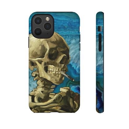 Phone Case-BLUE SKELETON | Tough-iPhone 11 Pro-Glossy-PhoneCaseBoss-Phone-Best-Phone-Cases