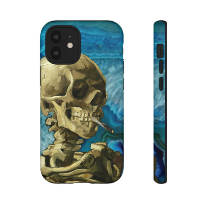 Phone Case-BLUE SKELETON | Tough-iPhone 12 Mini-Matte-PhoneCaseBoss-Phone-Best-Phone-Cases