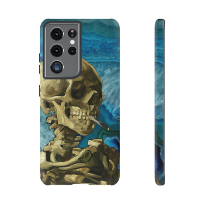 Phone Case-BLUE SKELETON | Tough-Samsung Galaxy S21 Ultra-Matte-PhoneCaseBoss-Phone-Best-Phone-Cases