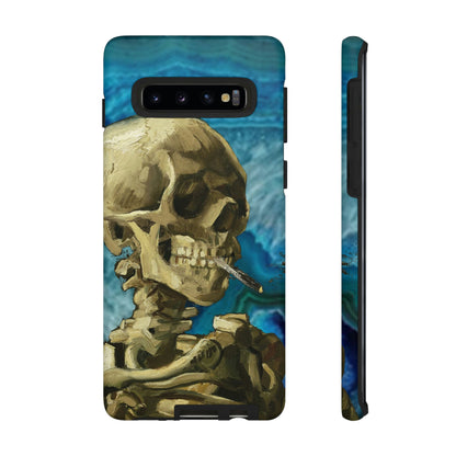 Phone Case-BLUE SKELETON | Tough-Samsung Galaxy S10-Matte-PhoneCaseBoss-Phone-Best-Phone-Cases