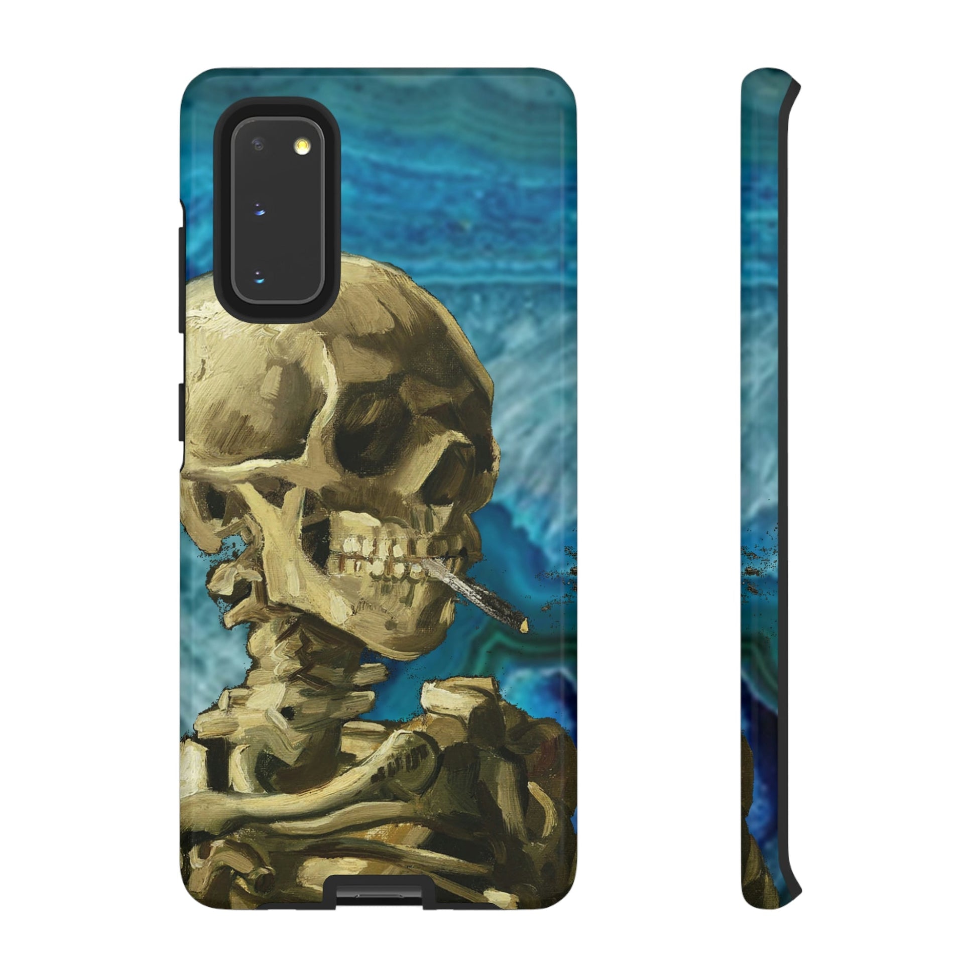 Phone Case-BLUE SKELETON | Tough-Samsung Galaxy S20-Glossy-PhoneCaseBoss-Phone-Best-Phone-Cases