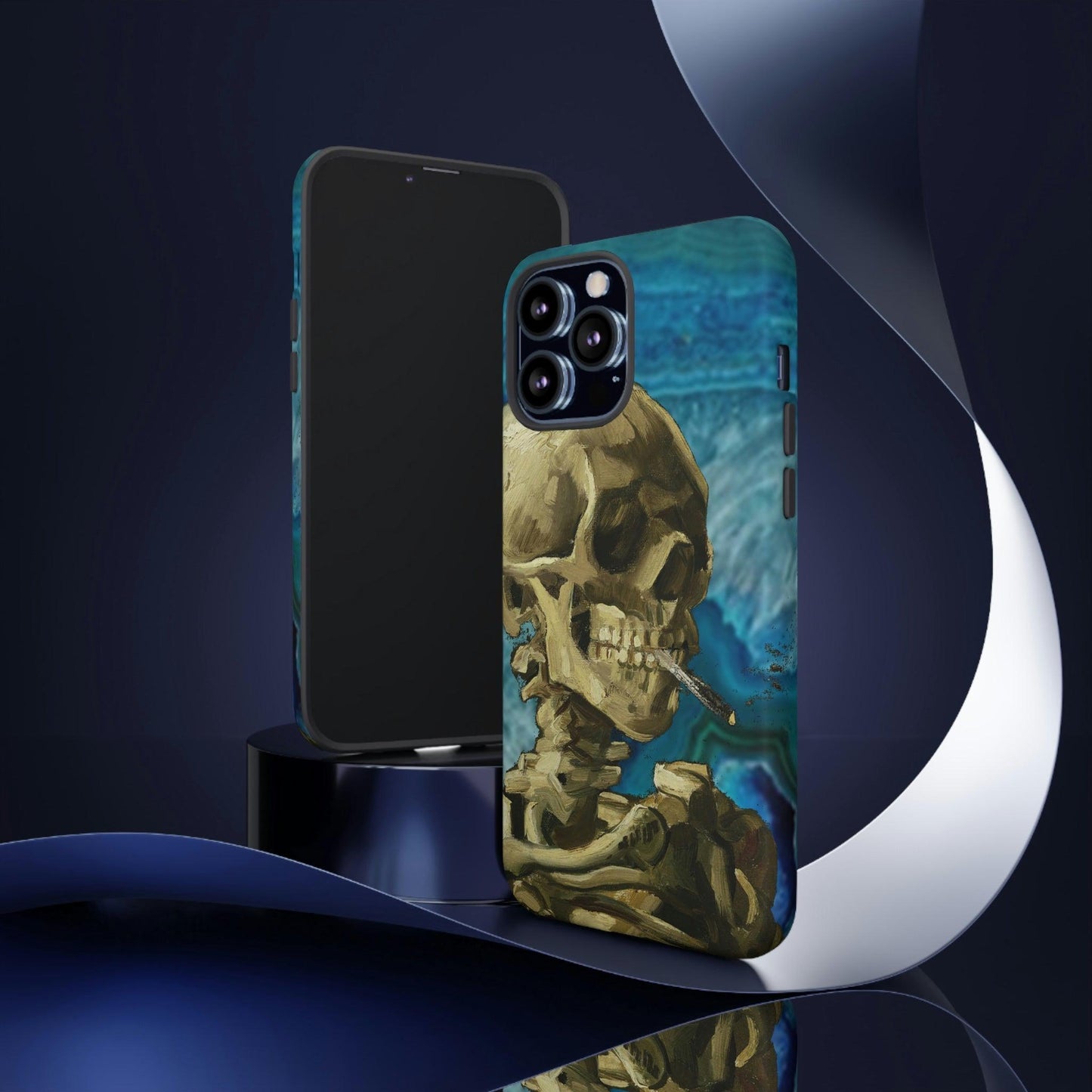 Phone Case-BLUE SKELETON | Tough-PhoneCaseBoss-Phone-Best-Phone-Cases