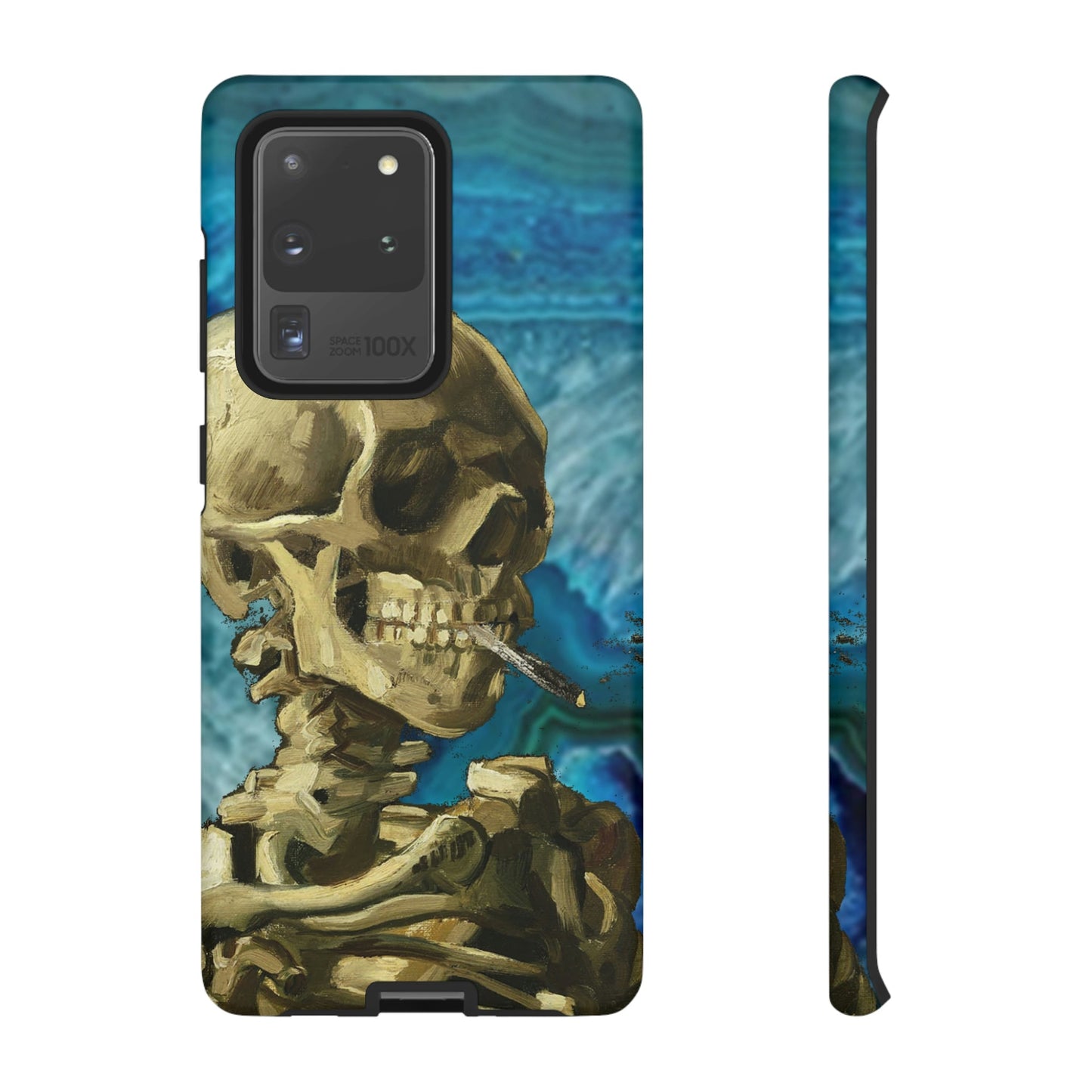 Phone Case-BLUE SKELETON | Tough-Samsung Galaxy S20 Ultra-Matte-PhoneCaseBoss-Phone-Best-Phone-Cases