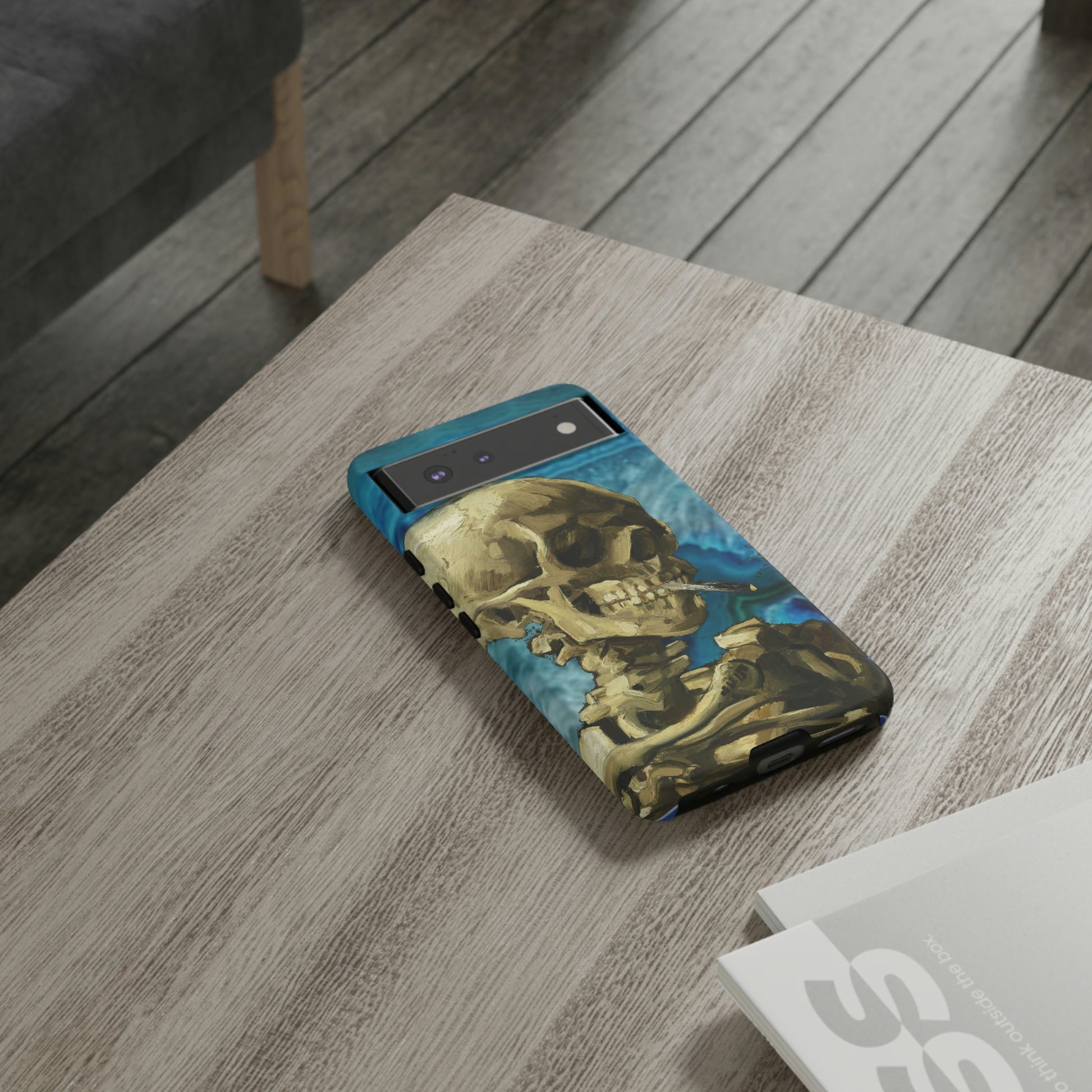 Phone Case-BLUE SKELETON | Tough-PhoneCaseBoss-Phone-Best-Phone-Cases