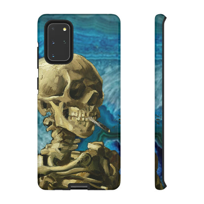 Phone Case-BLUE SKELETON | Tough-Samsung Galaxy S20+-Glossy-PhoneCaseBoss-Phone-Best-Phone-Cases