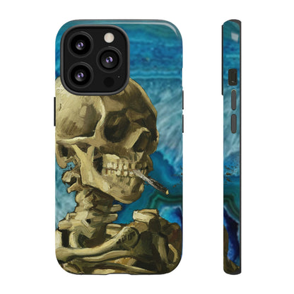 Phone Case-BLUE SKELETON | Tough-iPhone 13 Pro-Glossy-PhoneCaseBoss-Phone-Best-Phone-Cases