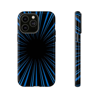 Phone Case-BLUE STARBURST | Tough-iPhone 14 Pro Max-Glossy-PhoneCaseBoss-Phone-Best-Phone-Cases