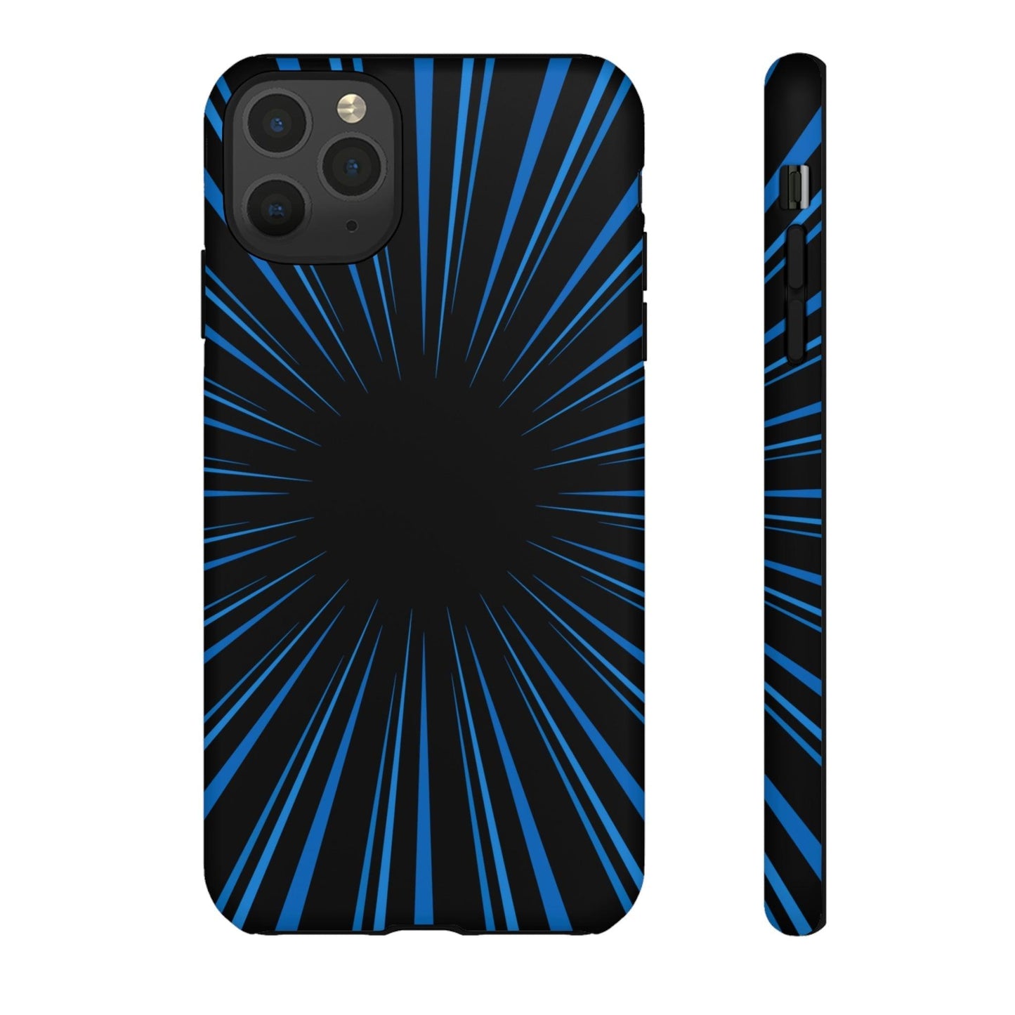 Phone Case-BLUE STARBURST | Tough-iPhone 11 Pro Max-Matte-PhoneCaseBoss-Phone-Best-Phone-Cases