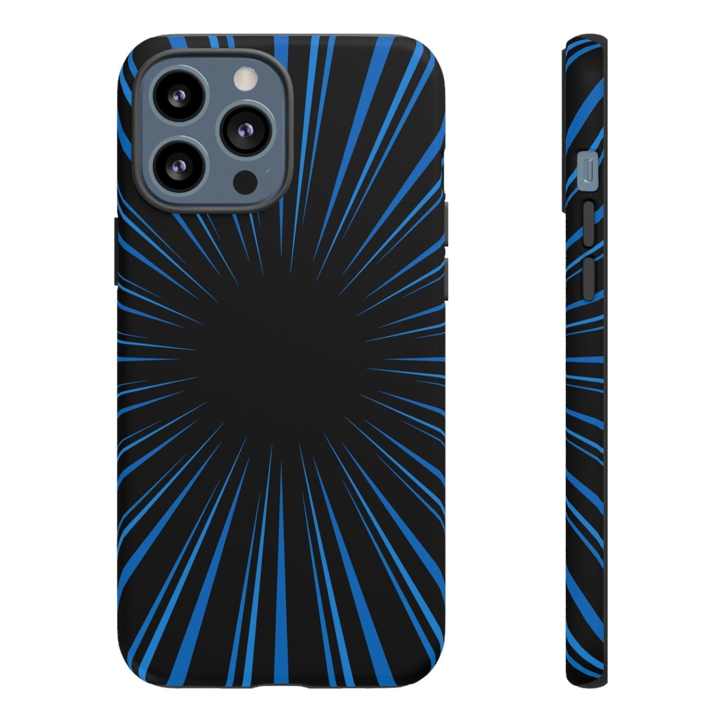 Phone Case-BLUE STARBURST | Tough-iPhone 13 Pro Max-Matte-PhoneCaseBoss-Phone-Best-Phone-Cases