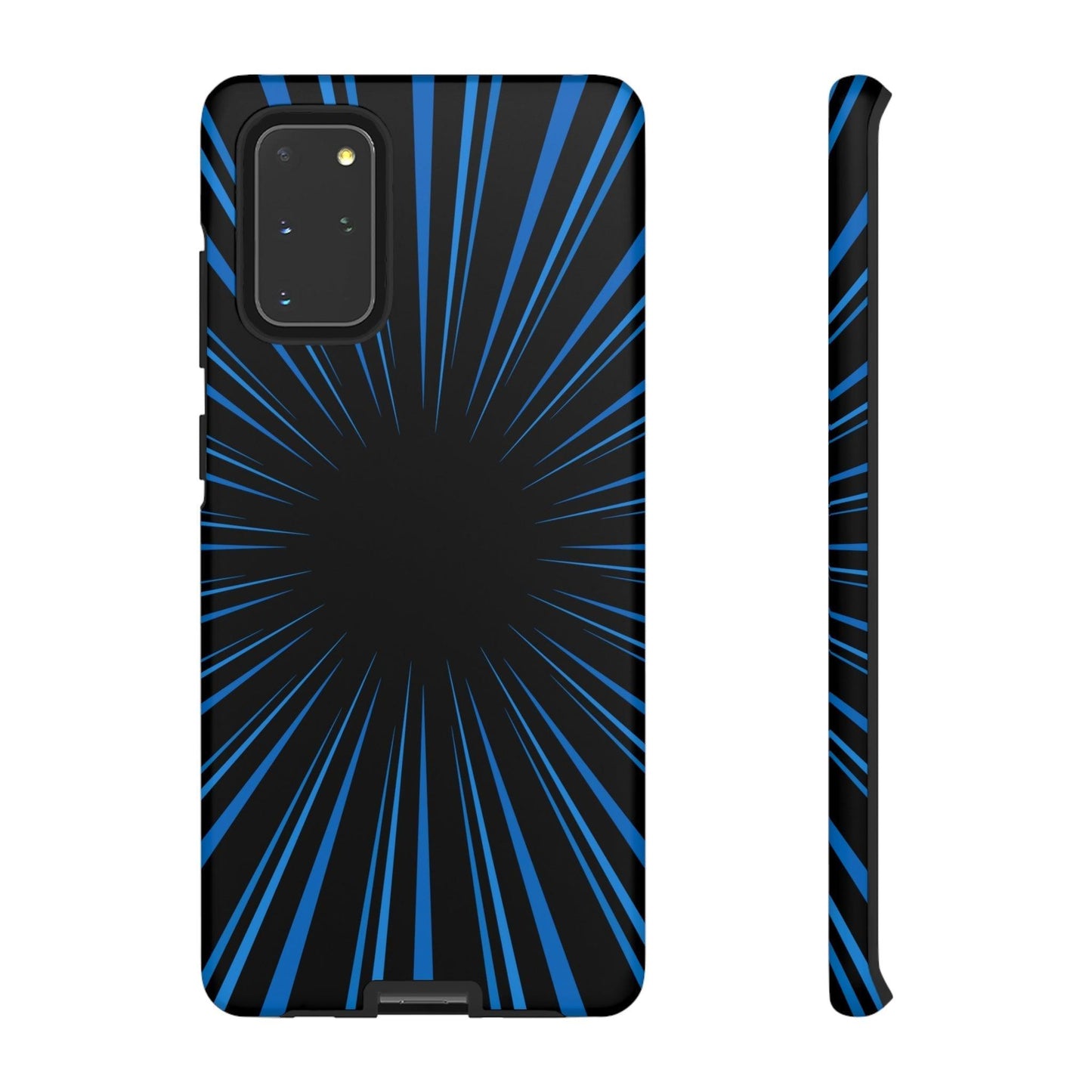 Phone Case-BLUE STARBURST | Tough-Samsung Galaxy S20+-Matte-PhoneCaseBoss-Phone-Best-Phone-Cases