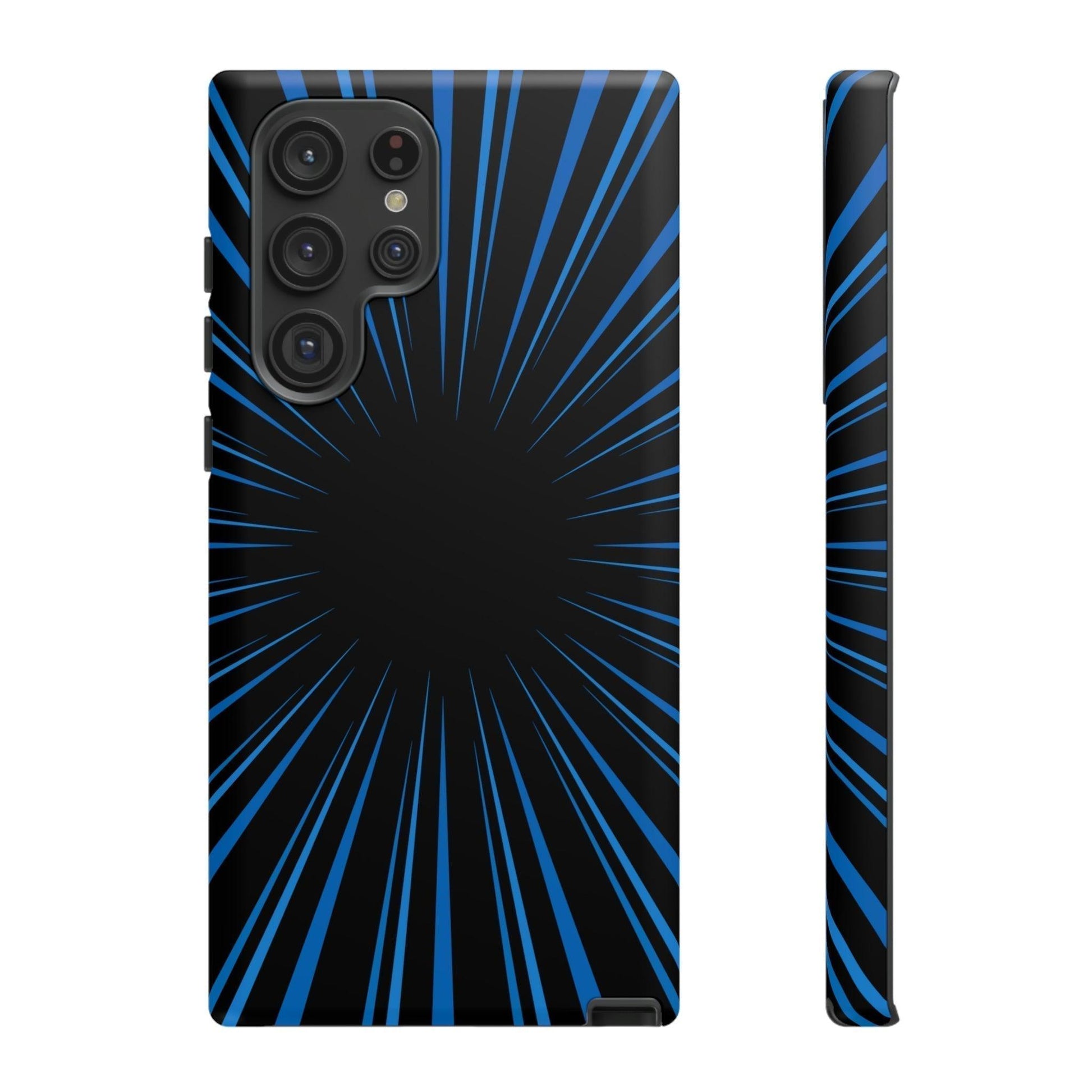 Phone Case-BLUE STARBURST | Tough-Samsung Galaxy S22 Ultra-Matte-PhoneCaseBoss-Phone-Best-Phone-Cases