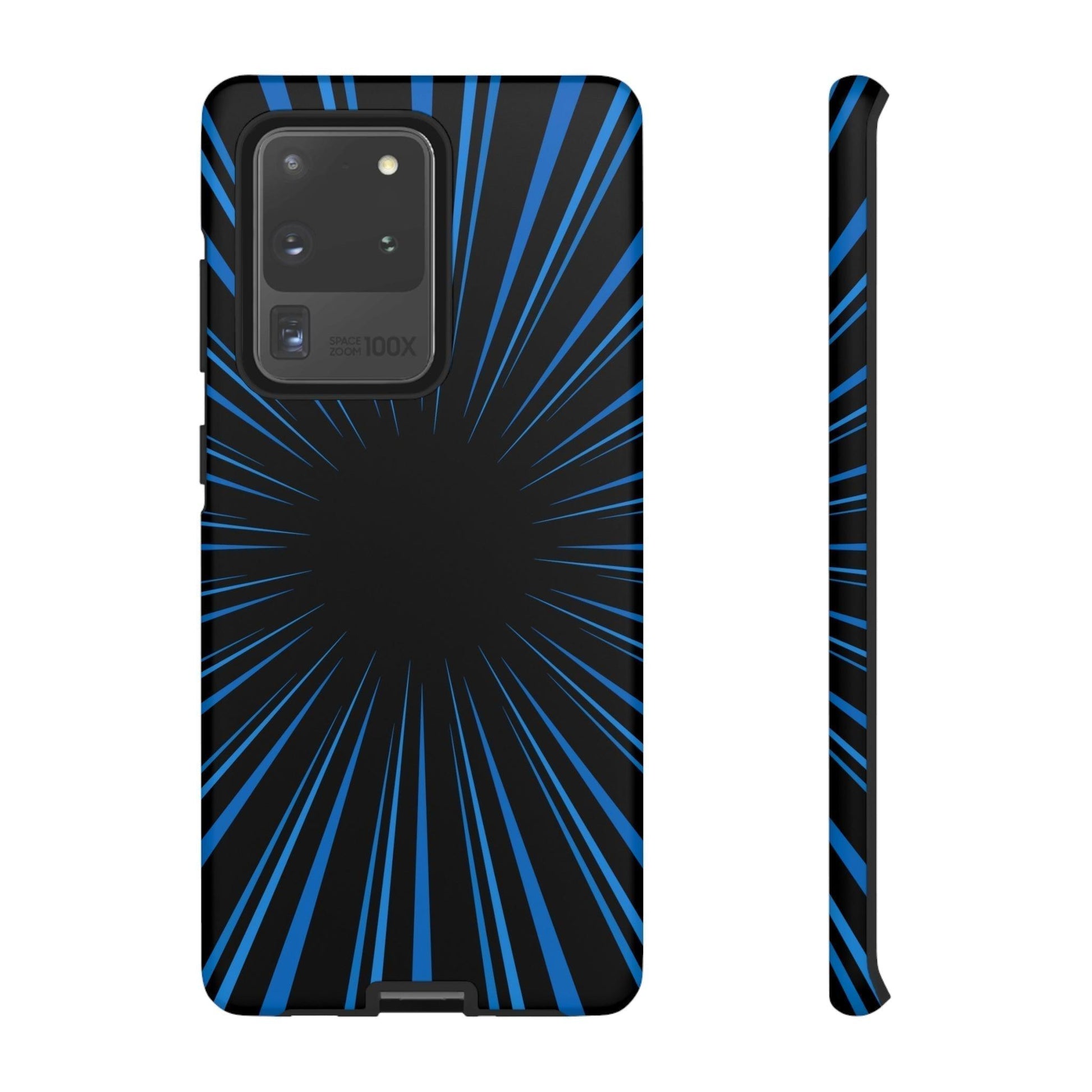 Phone Case-BLUE STARBURST | Tough-Samsung Galaxy S20 Ultra-Matte-PhoneCaseBoss-Phone-Best-Phone-Cases