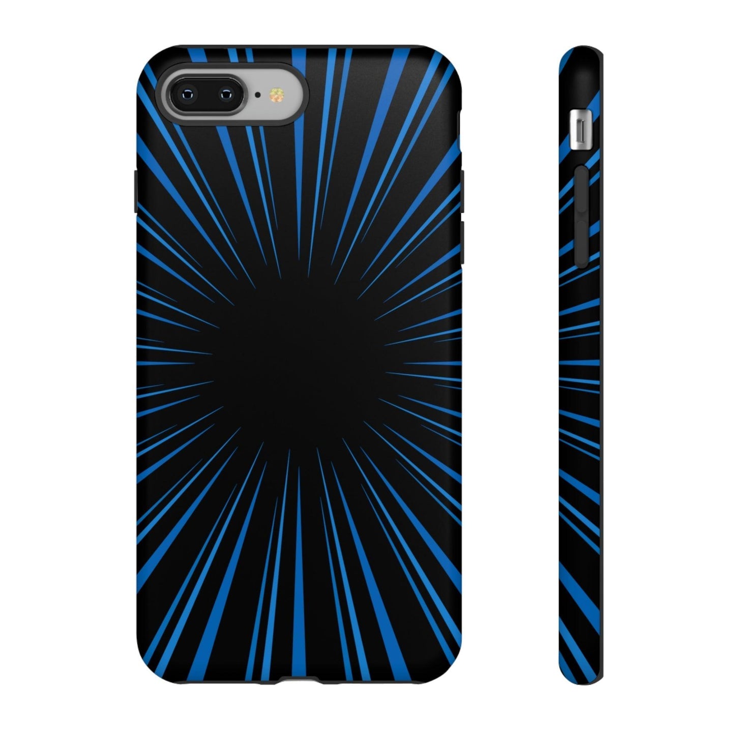 Phone Case-BLUE STARBURST | Tough-iPhone 8 Plus-Matte-PhoneCaseBoss-Phone-Best-Phone-Cases