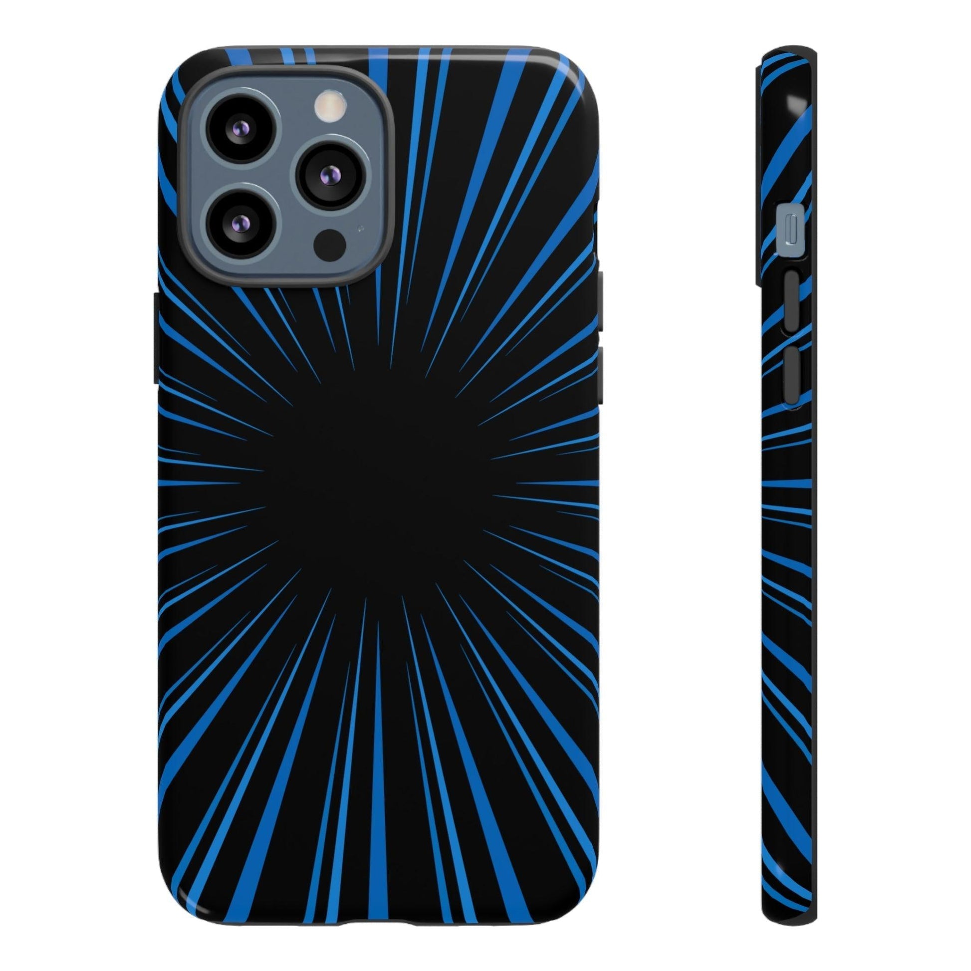 Phone Case-BLUE STARBURST | Tough-iPhone 13 Pro Max-Glossy-PhoneCaseBoss-Phone-Best-Phone-Cases