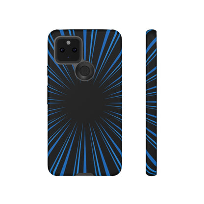 Phone Case-BLUE STARBURST | Tough-Google Pixel 5 5G-Matte-PhoneCaseBoss-Phone-Best-Phone-Cases