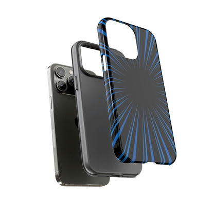 Phone Case-BLUE STARBURST | Tough-PhoneCaseBoss-Phone-Best-Phone-Cases