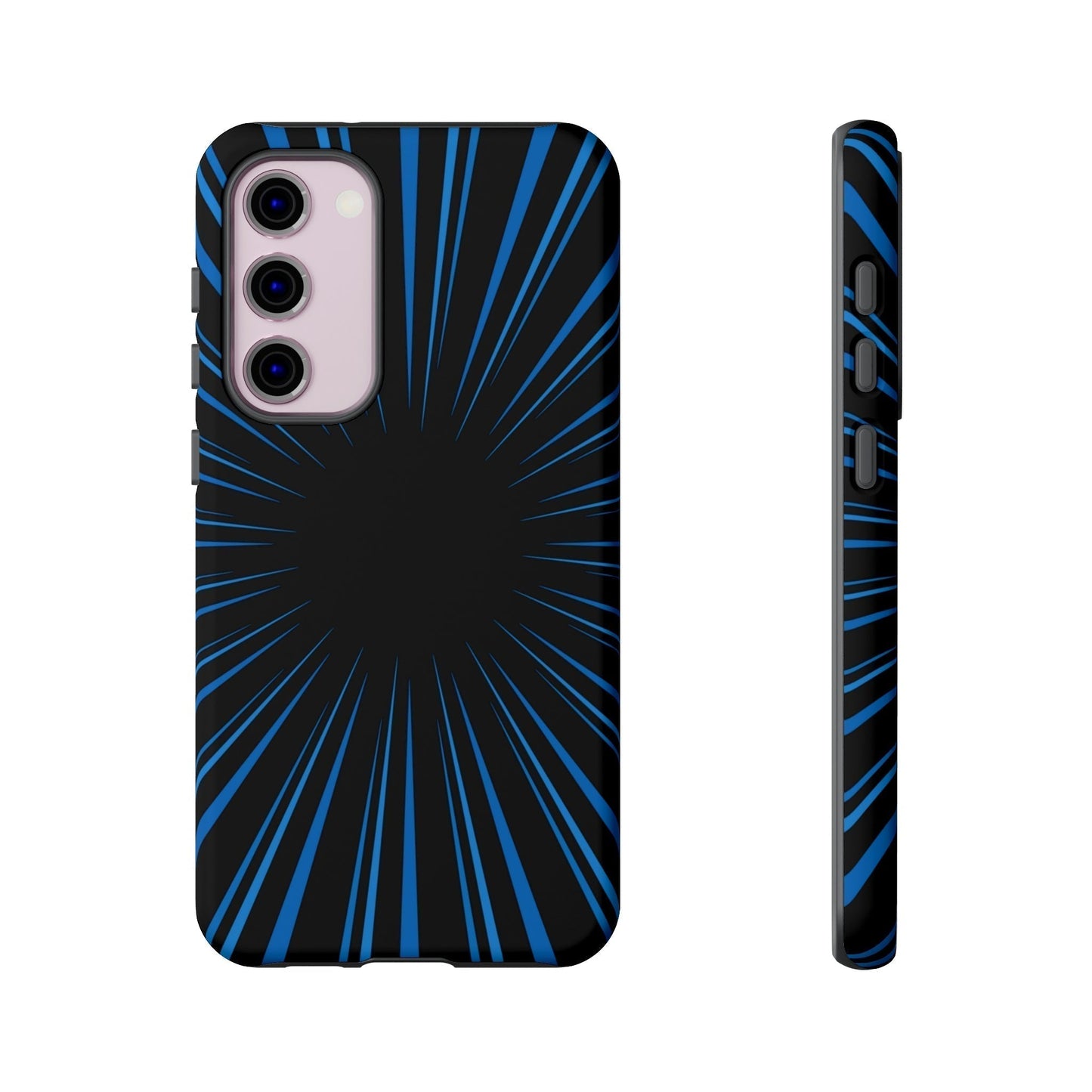 Phone Case-BLUE STARBURST | Tough-Samsung Galaxy S23 Plus-Matte-PhoneCaseBoss-Phone-Best-Phone-Cases