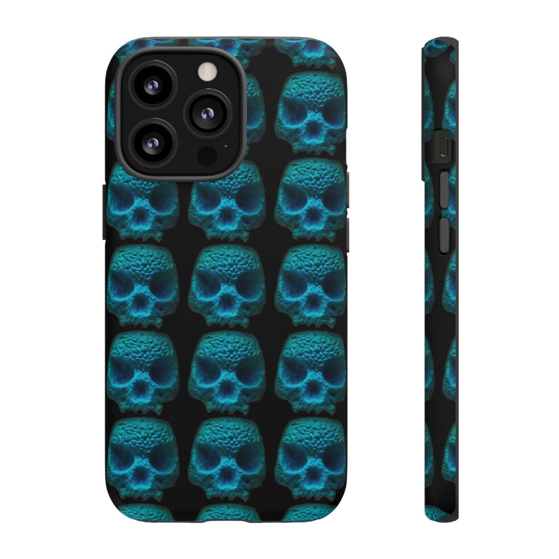 Phone Case-BLUSKULL | Tough-iPhone 13 Pro-Matte-PhoneCaseBoss-Phone-Best-Phone-Cases