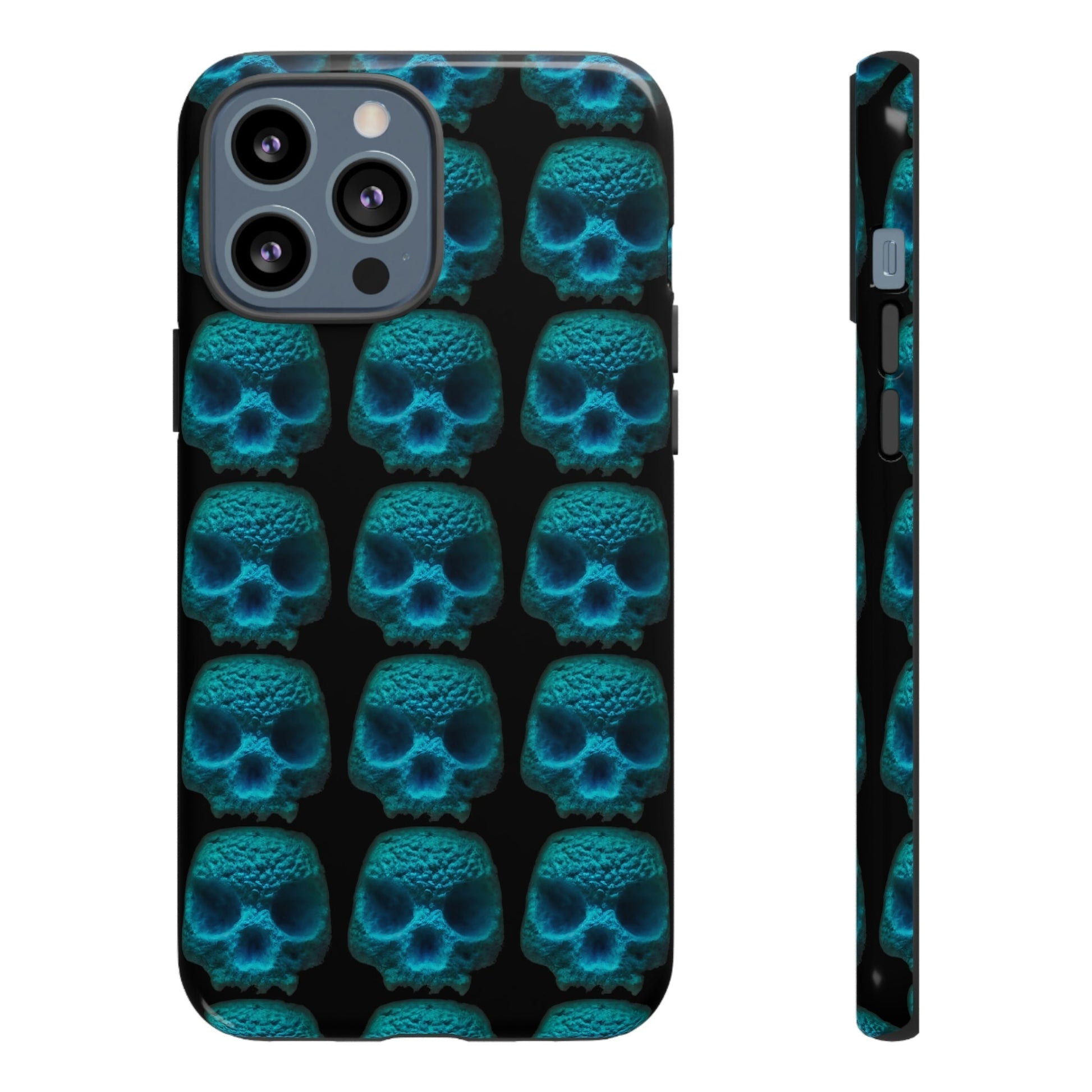 Phone Case-BLUSKULL | Tough-iPhone 13 Pro Max-Glossy-PhoneCaseBoss-Phone-Best-Phone-Cases