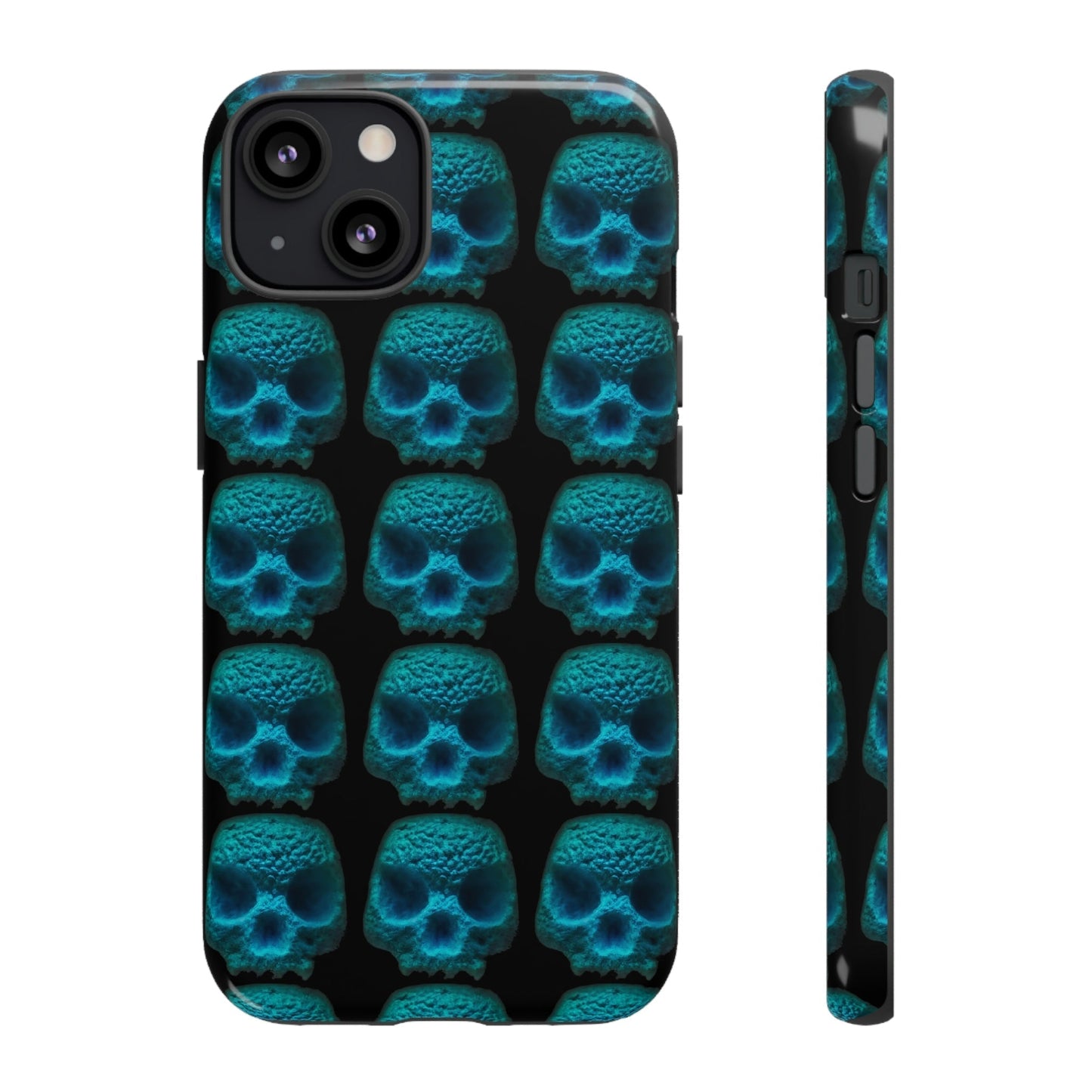 Phone Case-BLUSKULL | Tough-iPhone 13-Glossy-PhoneCaseBoss-Phone-Best-Phone-Cases