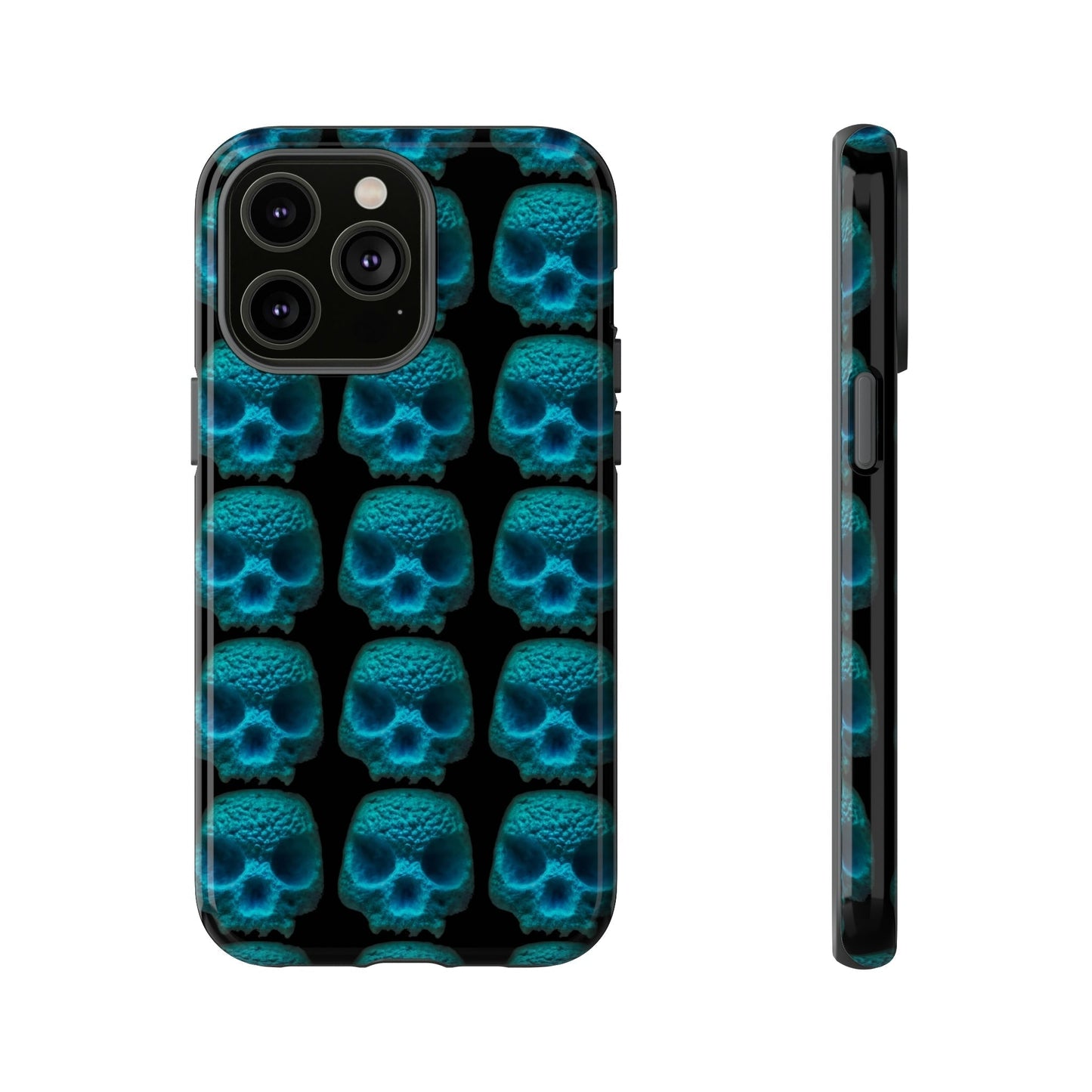 Phone Case-BLUSKULL | Tough-iPhone 14 Pro Max-Glossy-PhoneCaseBoss-Phone-Best-Phone-Cases