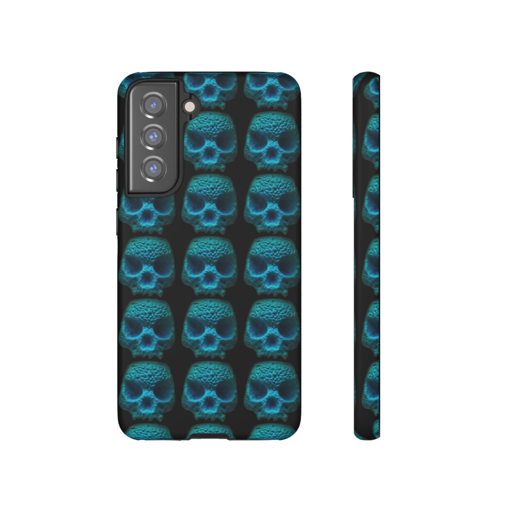 Phone Case-BLUSKULL | Tough-Samsung Galaxy S21 FE-Matte-PhoneCaseBoss-Phone-Best-Phone-Cases