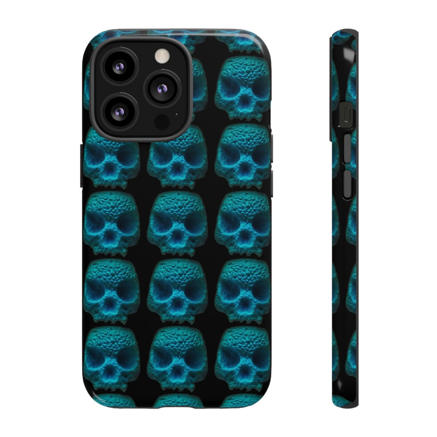 Phone Case-BLUSKULL | Tough-iPhone 13 Pro-Glossy-PhoneCaseBoss-Phone-Best-Phone-Cases