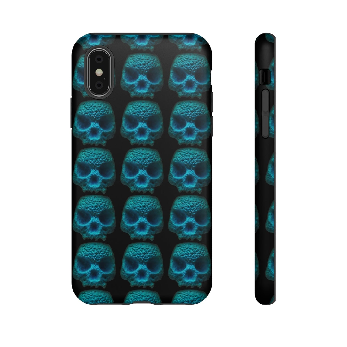 Phone Case-BLUSKULL | Tough-iPhone XS-Matte-PhoneCaseBoss-Phone-Best-Phone-Cases