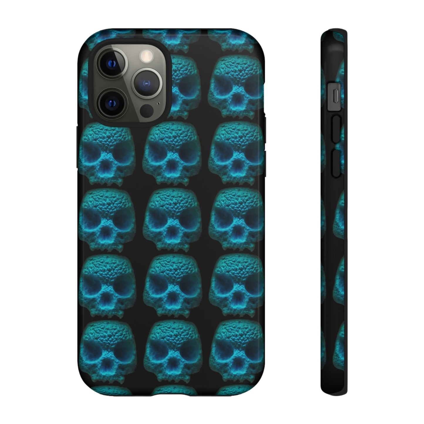 Phone Case-BLUSKULL | Tough-iPhone 12 Pro-Glossy-PhoneCaseBoss-Phone-Best-Phone-Cases