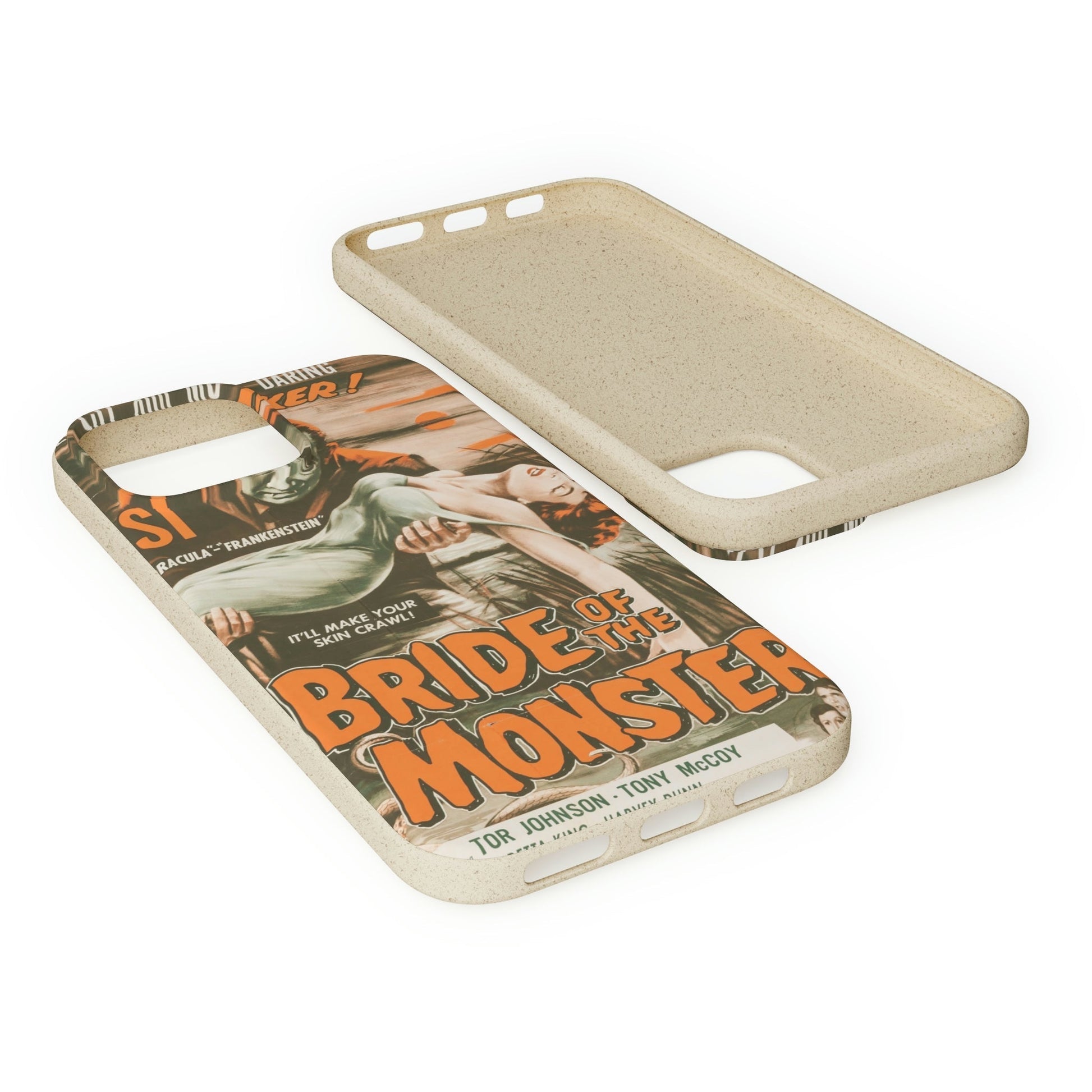 BRIDE | Biodegradable-Phone Case-Printify-Best Phone Case Brands, bio, Biocase, Biodegradable, biodegradeable, brown, Classic, Compostable, Film, Halloween, Movie Posters, Old-School, Pop Culture, Sustainable-PhoneCaseBoss.com