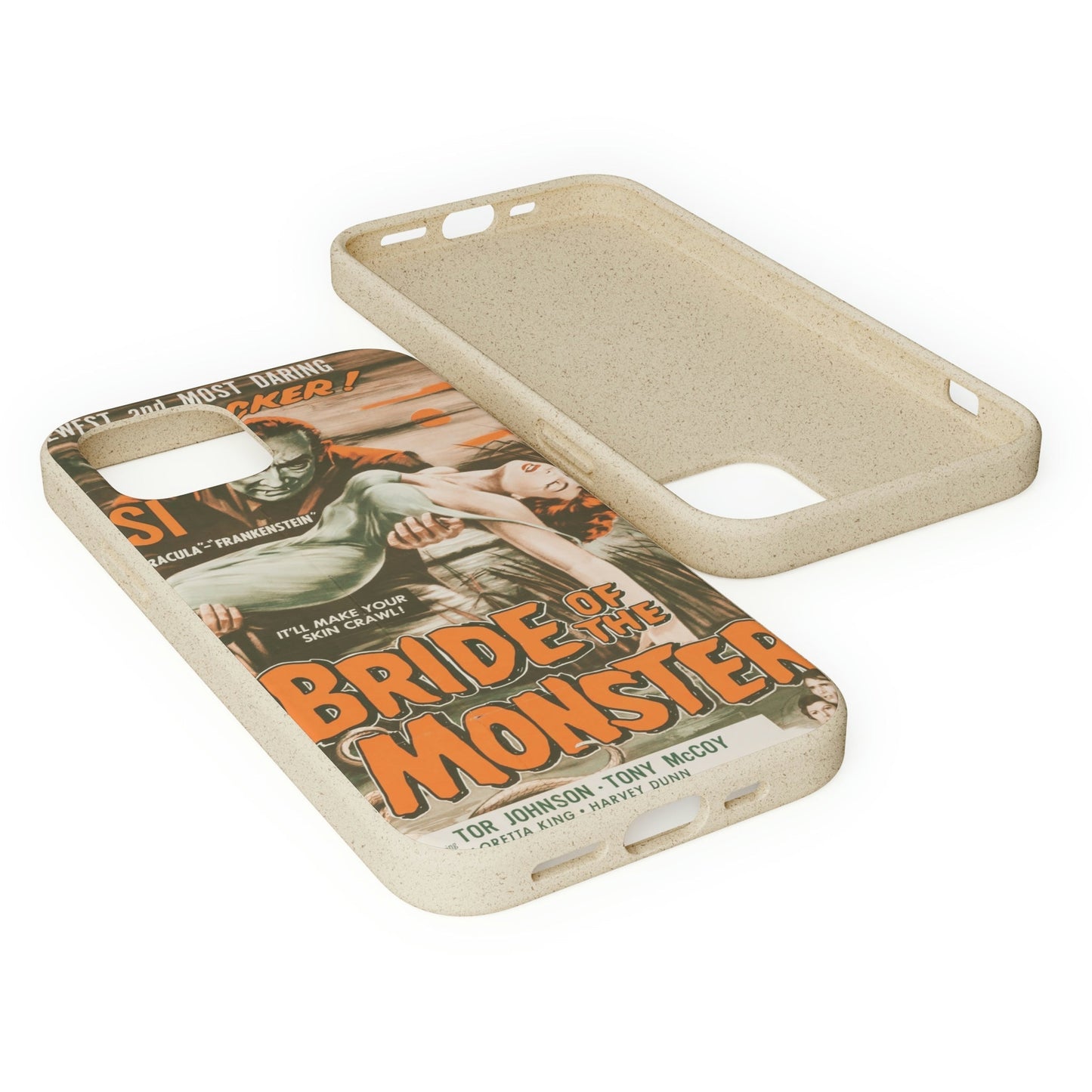 BRIDE | Biodegradable-Phone Case-Printify-Best Phone Case Brands, bio, Biocase, Biodegradable, biodegradeable, brown, Classic, Compostable, Film, Halloween, Movie Posters, Old-School, Pop Culture, Sustainable-PhoneCaseBoss.com