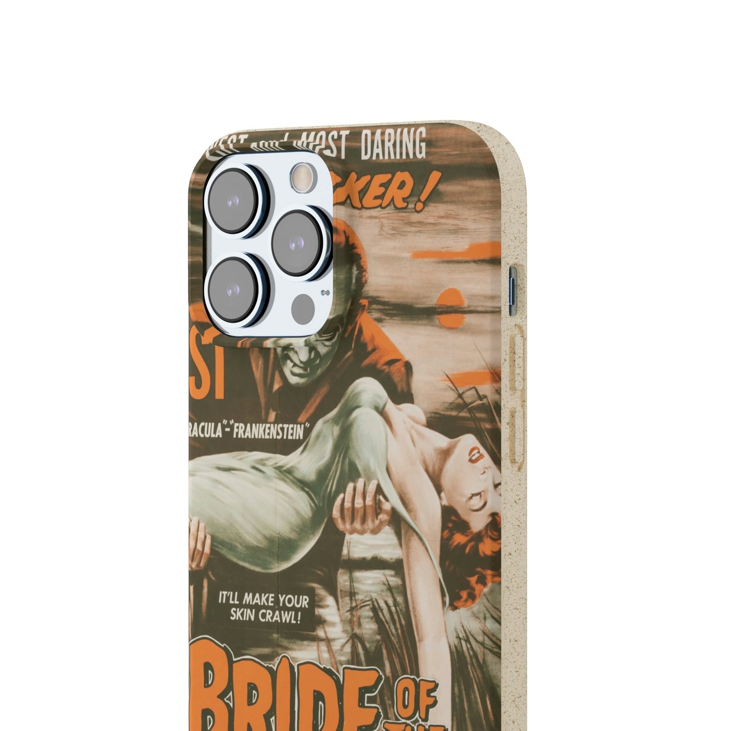 BRIDE | Biodegradable-Phone Case-Printify-Best Phone Case Brands, bio, Biocase, Biodegradable, biodegradeable, brown, Classic, Compostable, Film, Halloween, Movie Posters, Old-School, Pop Culture, Sustainable-PhoneCaseBoss.com