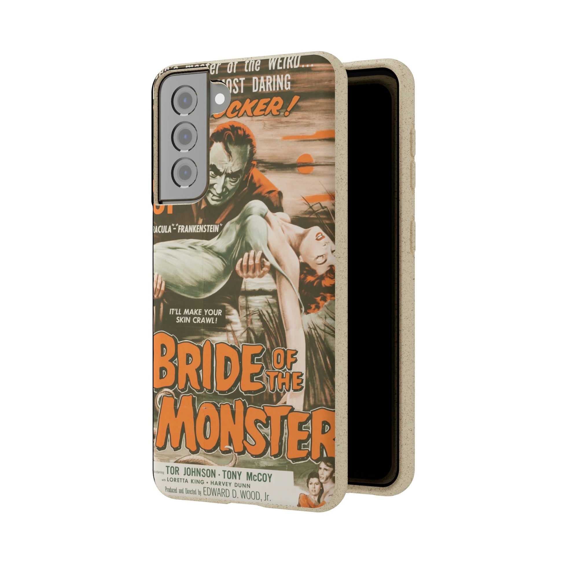 BRIDE | Biodegradable-Phone Case-Printify-Best Phone Case Brands, bio, Biocase, Biodegradable, biodegradeable, brown, Classic, Compostable, Film, Halloween, Movie Posters, Old-School, Pop Culture, Sustainable-PhoneCaseBoss.com