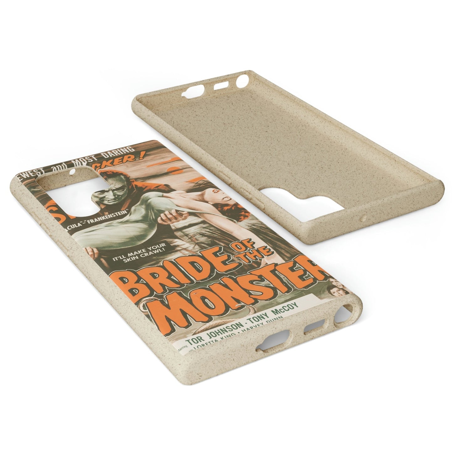 BRIDE | Biodegradable-Phone Case-Printify-Best Phone Case Brands, bio, Biocase, Biodegradable, biodegradeable, brown, Classic, Compostable, Film, Halloween, Movie Posters, Old-School, Pop Culture, Sustainable-PhoneCaseBoss.com