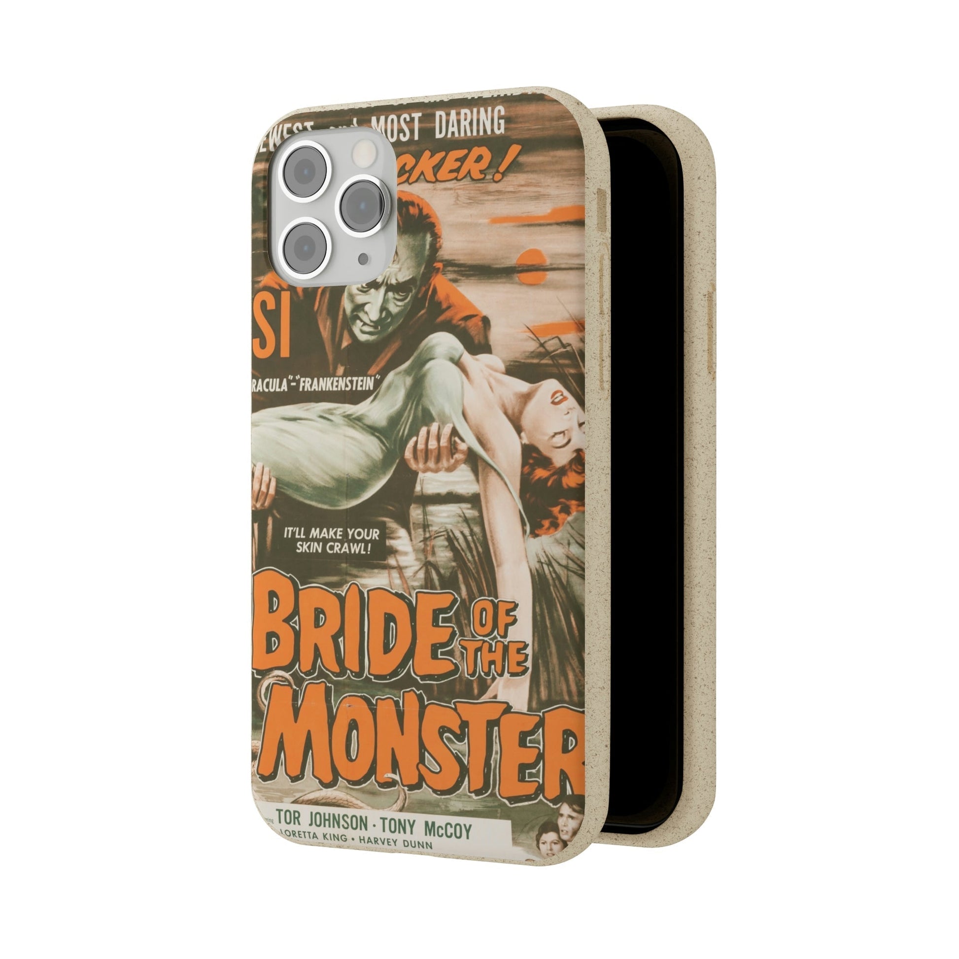 BRIDE | Biodegradable-Phone Case-Printify-Best Phone Case Brands, bio, Biocase, Biodegradable, biodegradeable, brown, Classic, Compostable, Film, Halloween, Movie Posters, Old-School, Pop Culture, Sustainable-PhoneCaseBoss.com