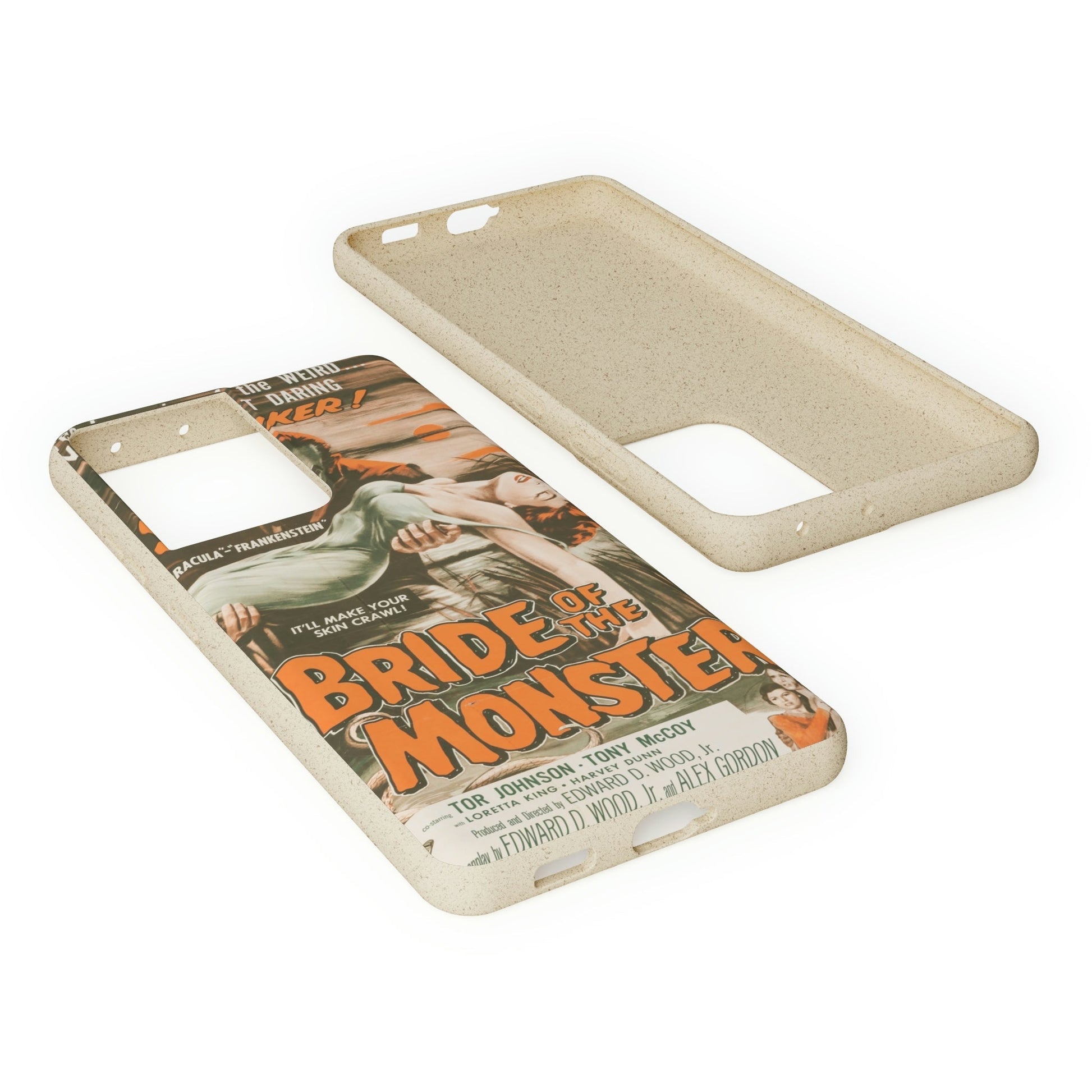 BRIDE | Biodegradable-Phone Case-Printify-Best Phone Case Brands, bio, Biocase, Biodegradable, biodegradeable, brown, Classic, Compostable, Film, Halloween, Movie Posters, Old-School, Pop Culture, Sustainable-PhoneCaseBoss.com