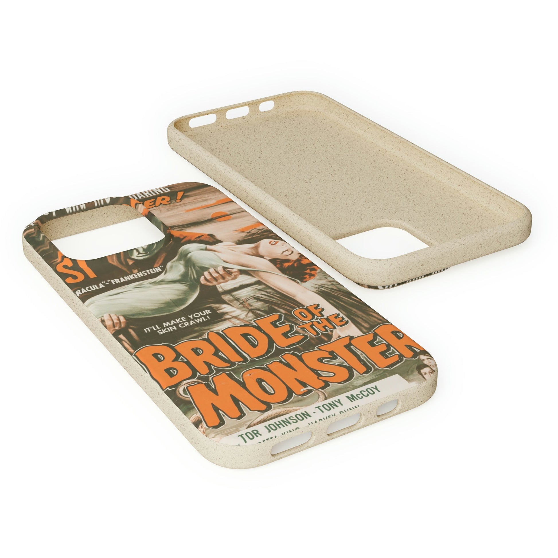 BRIDE | Biodegradable-Phone Case-Printify-Best Phone Case Brands, bio, Biocase, Biodegradable, biodegradeable, brown, Classic, Compostable, Film, Halloween, Movie Posters, Old-School, Pop Culture, Sustainable-PhoneCaseBoss.com