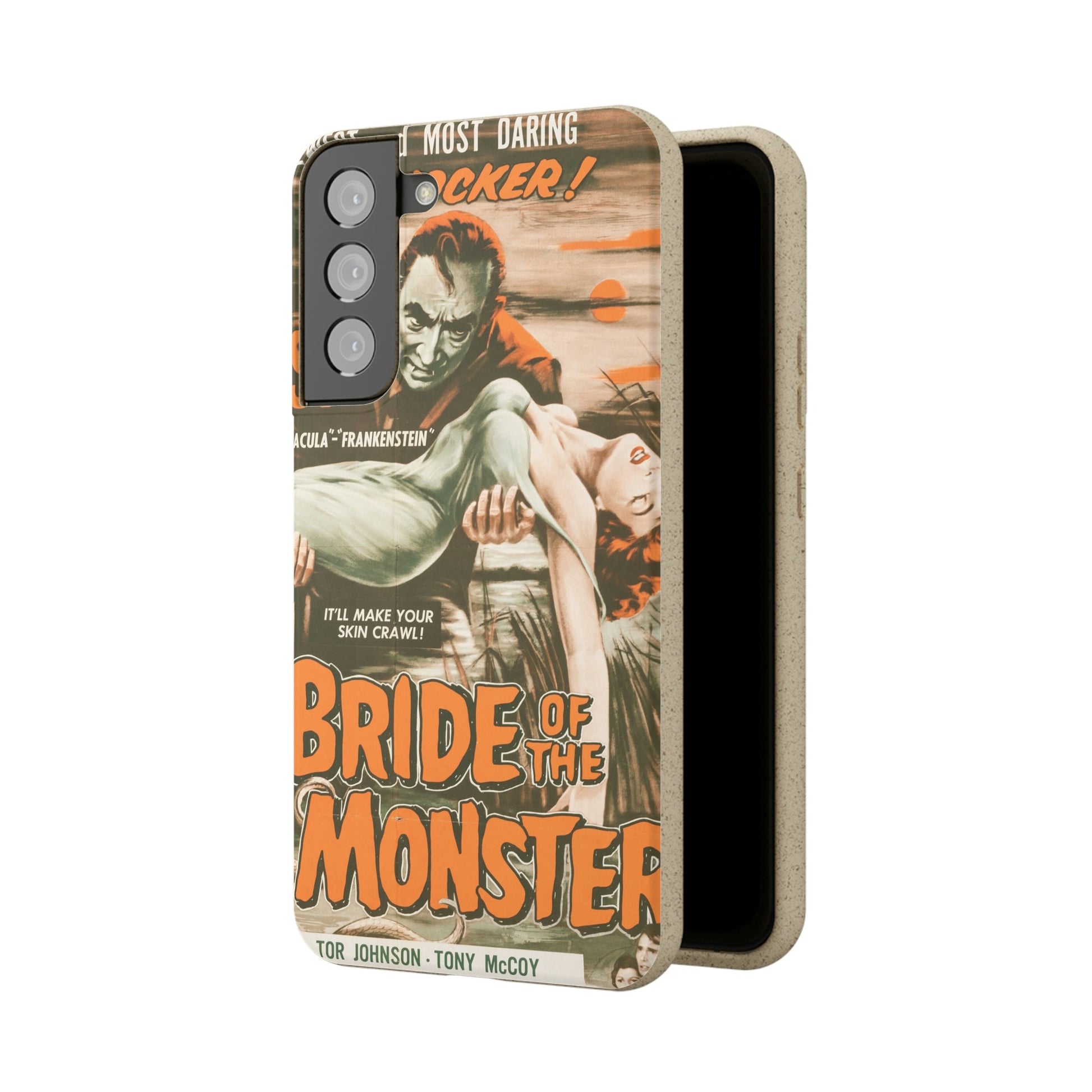 BRIDE | Biodegradable-Phone Case-Printify-Best Phone Case Brands, bio, Biocase, Biodegradable, biodegradeable, brown, Classic, Compostable, Film, Halloween, Movie Posters, Old-School, Pop Culture, Sustainable-PhoneCaseBoss.com