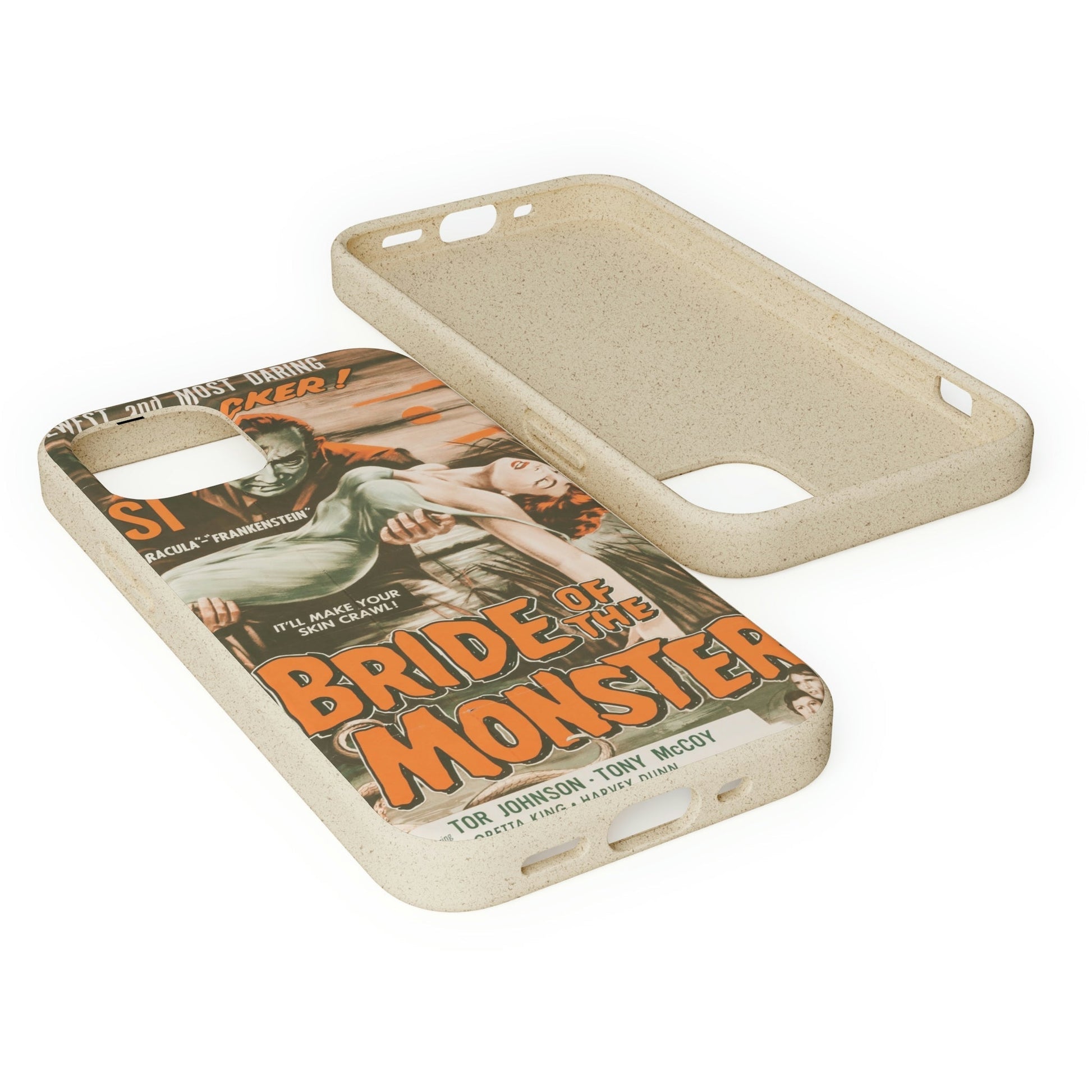 BRIDE | Biodegradable-Phone Case-Printify-Best Phone Case Brands, bio, Biocase, Biodegradable, biodegradeable, brown, Classic, Compostable, Film, Halloween, Movie Posters, Old-School, Pop Culture, Sustainable-PhoneCaseBoss.com