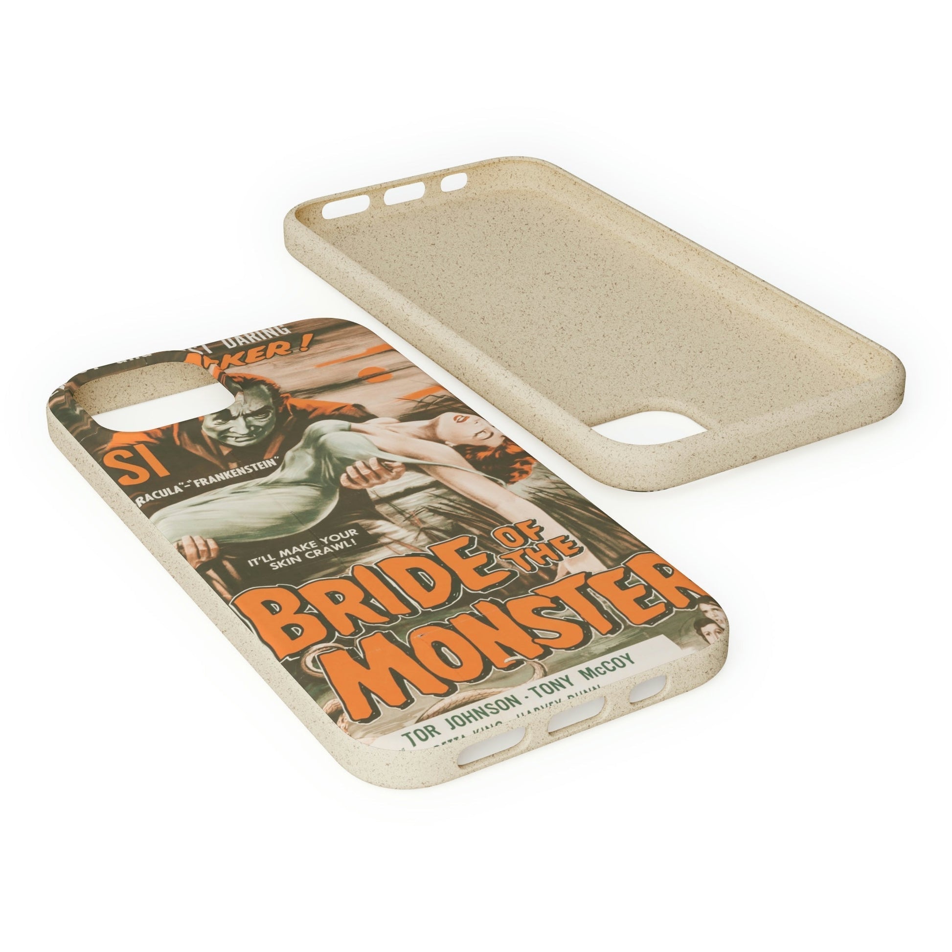 BRIDE | Biodegradable-Phone Case-Printify-Best Phone Case Brands, bio, Biocase, Biodegradable, biodegradeable, brown, Classic, Compostable, Film, Halloween, Movie Posters, Old-School, Pop Culture, Sustainable-PhoneCaseBoss.com